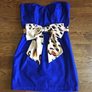 NWT Judith March Strapless Dress, Sz L